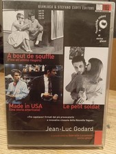 Godard A Bout De Souffle Made In USA Petit Soldat - Box 3 Dvd Più Booklet