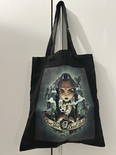 Borsa tote Wednesday Addams – Over Your Dead Body – stile dark/gothic Nuova
