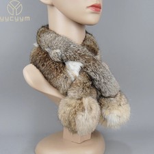 Sciarpa in vera pelliccia di