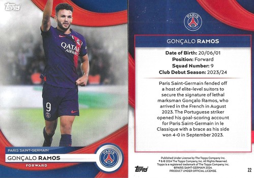 Set squadra topps paris - squadra,