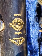 SELMER PARIS SERIES 9 CLARINET,REVISED,READY TO PLAY/ CLARINETTO REVISIONATO
