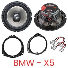 Sistema audio CARBON 165 CO altoparlanti casse set compatibili per BMW X5 - E53