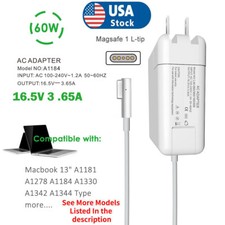 60W L-Tip AC Adapter Charger