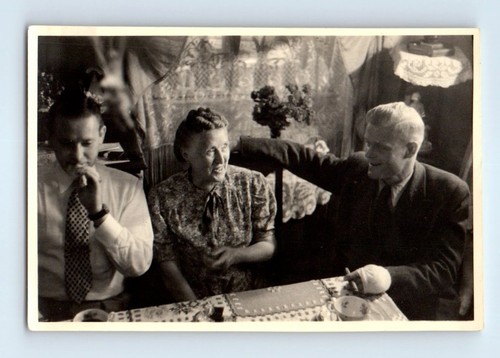 Vecchia foto epoca - vecchia, trio