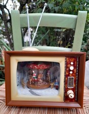 Scatola musicale di Natale  natalizia musicale con luce