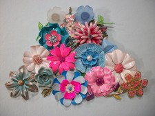 ViNTaGE 16 pezzi MeTaL ENaMeL