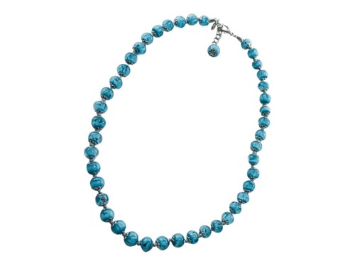 Collana murano vetro blu - vetro, 42