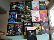 LIBRI GIALLI THRILLER,VIAGGI E ROMANZI LOTTO 16 LIBRI AUTORI VARI OTTIMO STATO