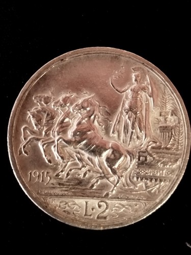 Lire argento anno 1915 - 2,