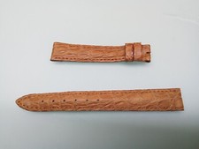  cinturino marrone Chiaro Opaco Coccodrillo originale Gucci 15mm 