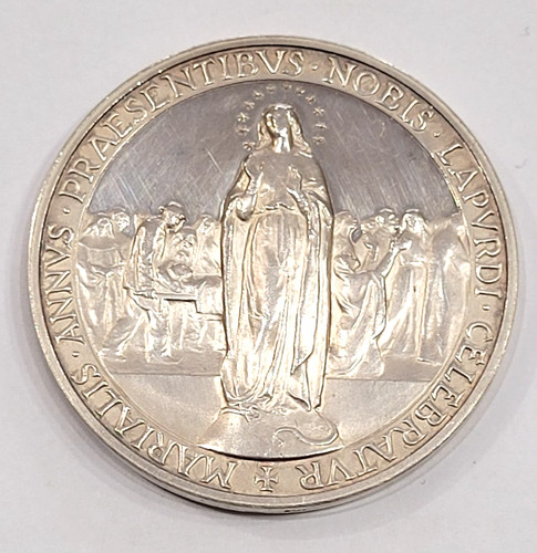 Medaglia argento papa giovanni - argento,