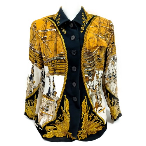 Hermes jackets ladies silk - silk, 44