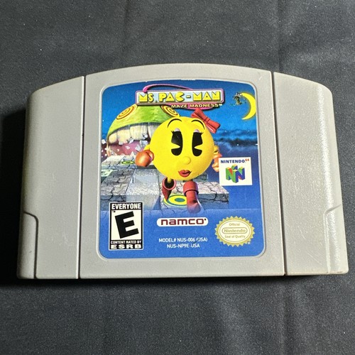 Pac man maze madness n64 - ms.,