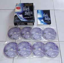Gioco Pc 8 Cd Rom BLACK DAHLIA Il fiore del male Leader 1998 ITALIANO BIG BOX