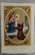  HOLY CARD CROMOLITOGRAFIA