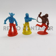 Vintage Soldatini Lotto Anni 50-60 Western Cowboy Indiani Far West Componibili