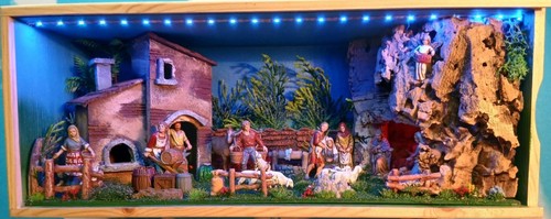 Presepe artigianale in - presepe, artigianale,