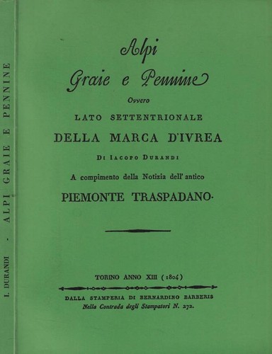 Alpi graie pennine ovvero - graie,