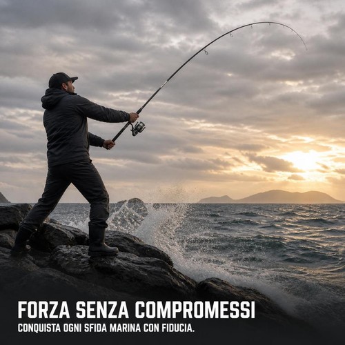 Canna pesca telescopica in - canna,