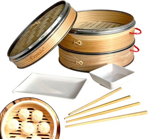 Vaporiera bambù dim sum - bambù,