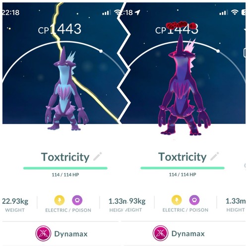 Toxtricity lowkey form dynamax - lowkey,