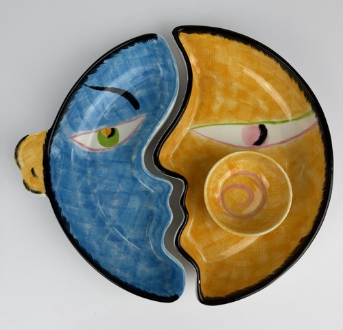 Piatto yin yang volto - yin-yang,
