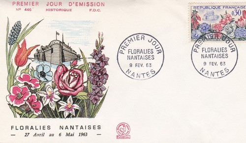 Francia 1963 fdc - francia, floralie