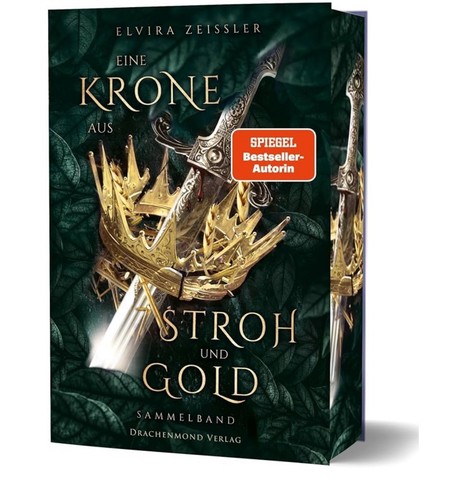 Eine krone aus - stroh, gold