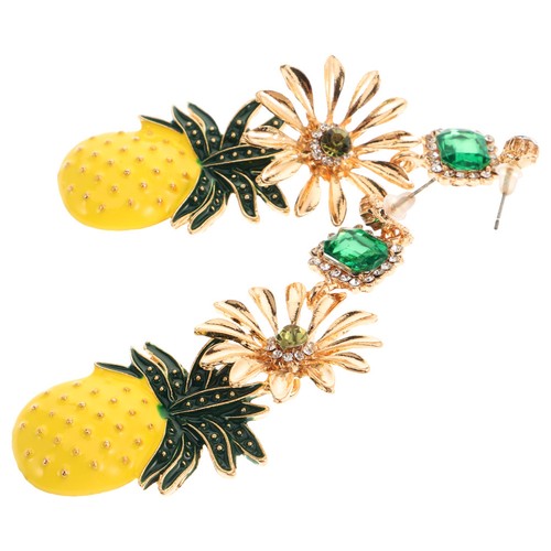 Orecchini pendenti lunghi in - ,