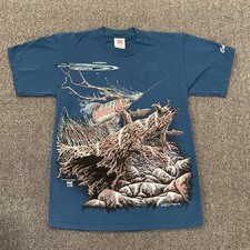 T-shirt pesce trota vintage