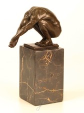 Scultura In Bronzo "The Dive"