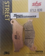 SBS PASTIGLIE FRENO POSTERIORI