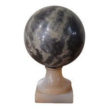 Sfera - Scultura in marmo nero