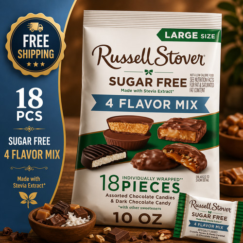 Russell stover senza zucchero - russell,