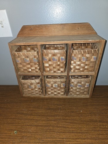 Mobiletto vintage legno con - mobiletto,