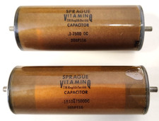 CONDENSATORE ALTA TENSIONE SPRAGUE VITAMIN Q CAPACITOR 205P116 0,1µF 7,5 kVDC