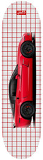 Car Art C6 Corvette Skateboard