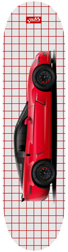 Car art corvette skateboard - art,