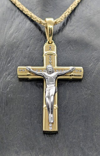 Ciondolo croce 585 14k oro - croce,