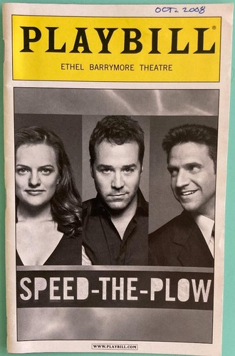 Playbill speed the plow - speed-the-plow, raul