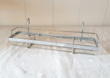 Cestello per cucina da aggancio porta barattoli in metallo cromato