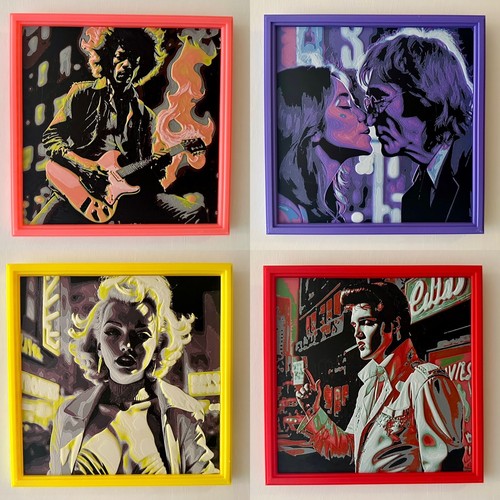 Frames set quadri - 3d, in