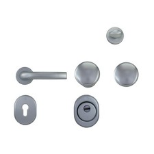 C KIT ACCESSORI INOX P/PORTA BLINDATA CILINDRO EUROPEO- 1,0 pz