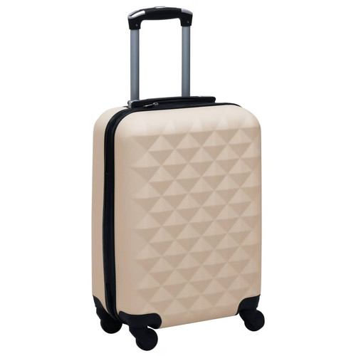 Hardcase trolley gold abs - hardcase,