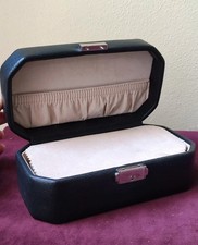 Portagioie nero pelle