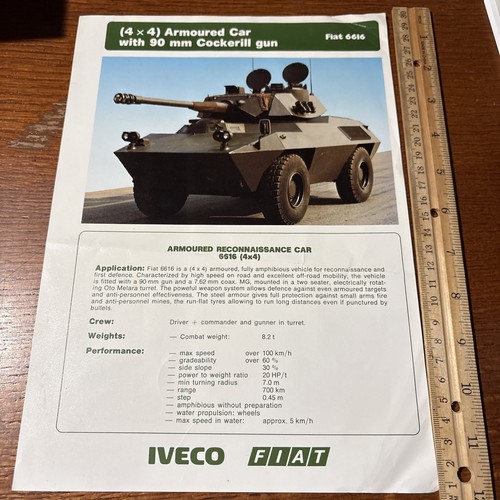 Brochure carro armato - , militare