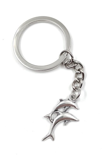 Portachiavi argento metallo - portachiavi,