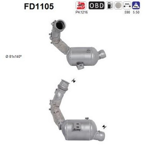 165 224 fap per mercedes - 224,