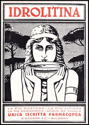 Pubblicita 1924 idrolitina - pubblicita'1924,