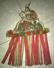 "FINIMENTI PARAMENTI ORNAMENTI ADDOBBI CAVALLO CARRETTO SICILIANO EPOCA ANTICO"